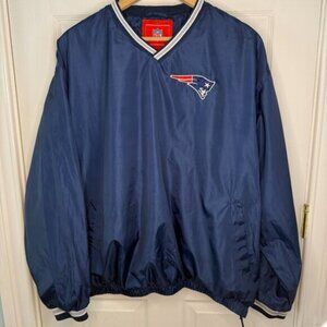 Vintage NFL New England Patriots Lined Pullover Jacket G-lll Size 2XL